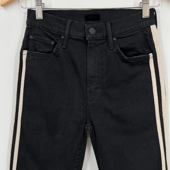 MOTHER Insider Crop Step Fray Jeans in Guilty Racer Size 24, Modern Designer - Picture 6 of 13